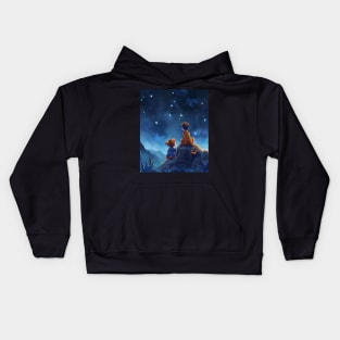 Calvin and Hobbes Artistry Kids Hoodie